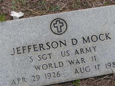Jefferson D Mock on Sysoon