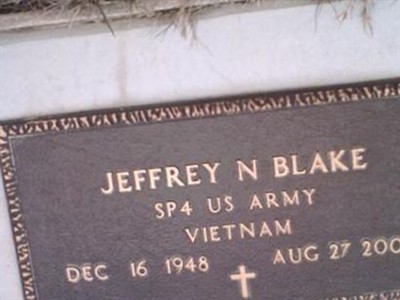 Jeffrey N Blake on Sysoon