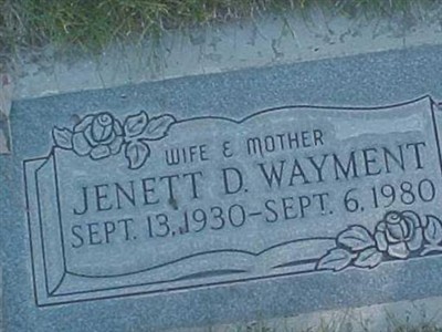 Jenett Carolleen Davis Wayment on Sysoon