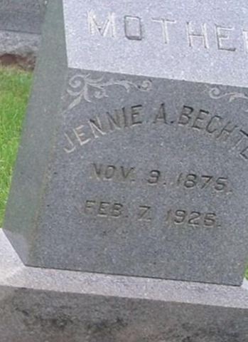 Jennie Ada Royer Bechtel on Sysoon