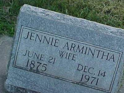 Jennie Armintha Gaskill on Sysoon