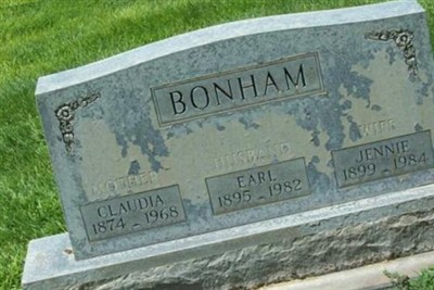 Jennie Dorothy Linder Bonham on Sysoon