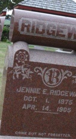 Jennie E Ridgeway on Sysoon
