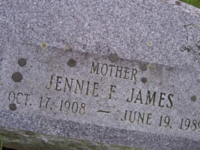 Jennie F James on Sysoon