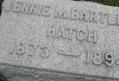 Jennie M. Bartlett Hatch on Sysoon