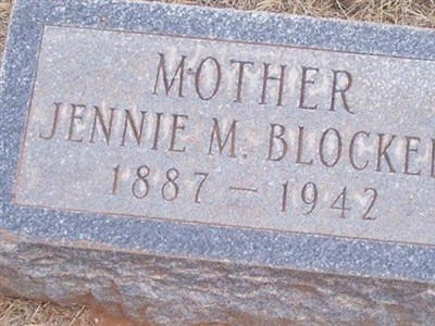 Jennie M Blocker on Sysoon