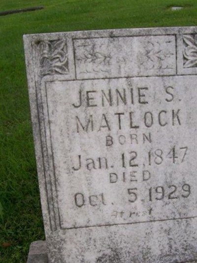 Jennie S. Matlock on Sysoon