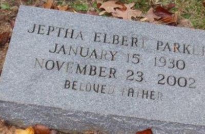 Jeptha Elbert Parker on Sysoon