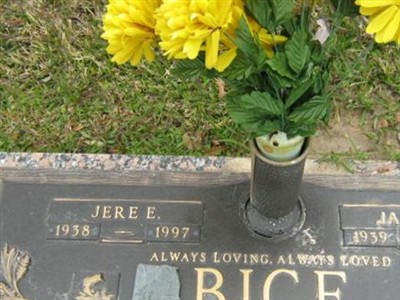 Jere E Bice on Sysoon