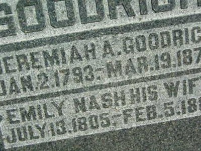 Jeremiah A. Goodrich on Sysoon