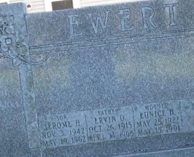 Jerome H. Ewert on Sysoon