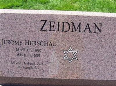 Jerome Herschel Zeidman on Sysoon