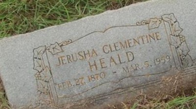 Jerusha Clementine Heald on Sysoon