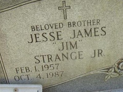 Jesse James "Jim" Strange, Jr on Sysoon