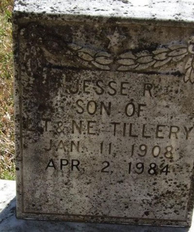 Jesse R Tillery on Sysoon