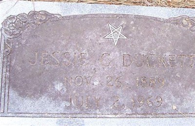 Jessie C. Duckett on Sysoon
