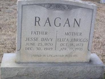Jessie Davy Ragan on Sysoon