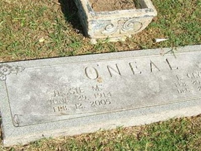Jessie M. Allred O'Neal on Sysoon