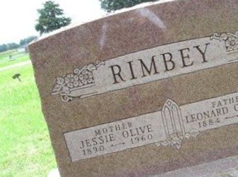 Jessie Olive Fitzsimmons Rimbey on Sysoon