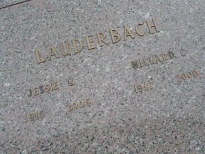 Jessie Ritchie Lauderbach on Sysoon