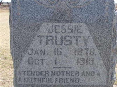 Jessie Zennetta Fultz Trusty on Sysoon