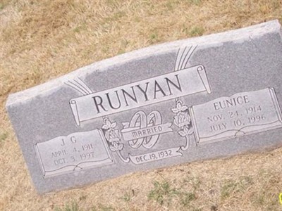 J.G. Runyan on Sysoon