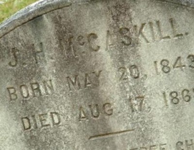 J. H. McCaskill on Sysoon