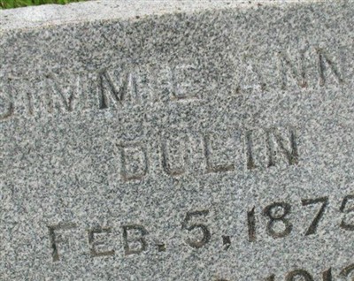 Jimmie Annie Duncan Dulin on Sysoon