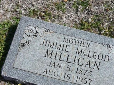 Jimmie Estelle McLeod Millican on Sysoon