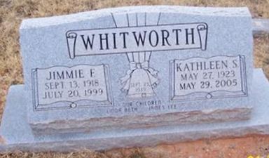 Jimmie F Whitworth on Sysoon