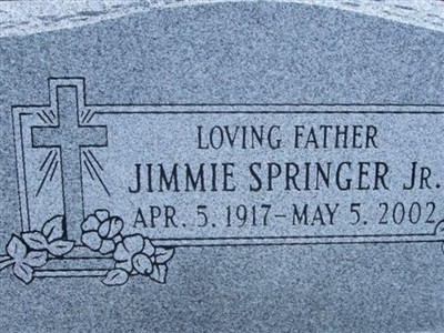 Jimmie Springer, Jr on Sysoon