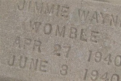 Jimmie Wayne Womble on Sysoon
