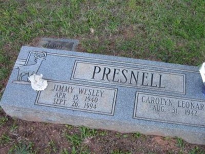Jimmy Wesley Presnell on Sysoon