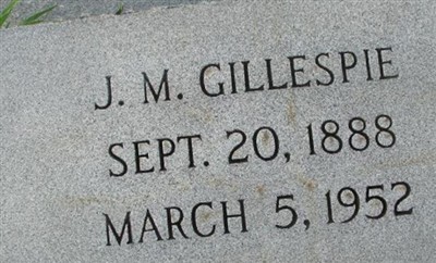 J. M. Gillespie on Sysoon