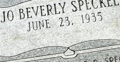 Jo Beverly Speckels Fluitt on Sysoon