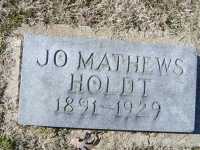 Jo Mathews Holdt Benham on Sysoon