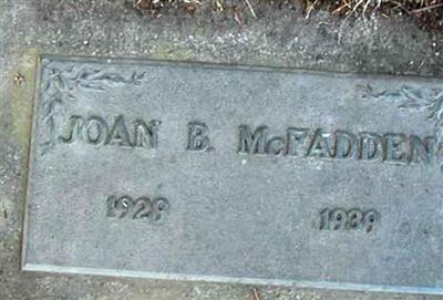 Joan B McFadden on Sysoon