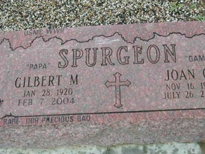 Joan (Gammy) O. Spurgeon on Sysoon