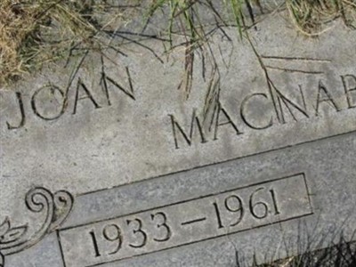 Joan Macnab on Sysoon
