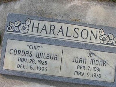 Joan Monk Haralson on Sysoon