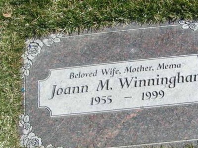 JoAnn Marlene Short Winningham on Sysoon