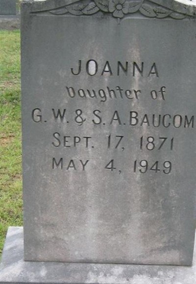 Joanna Baucom on Sysoon
