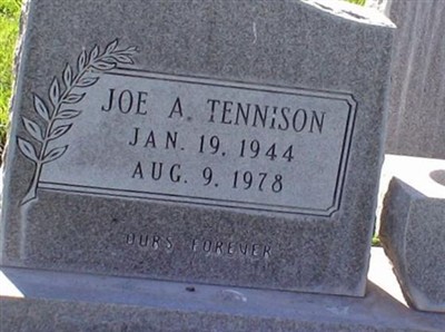 Joe A. Tennison on Sysoon