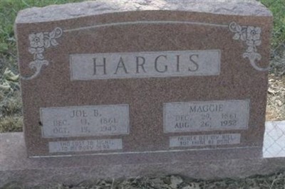 Joe B Hargis on Sysoon