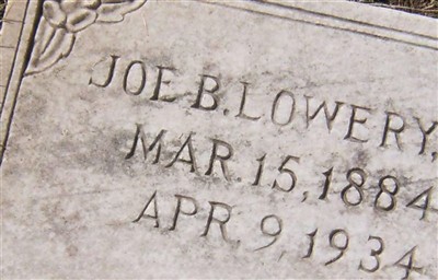 Joe B Lowery, Jr on Sysoon