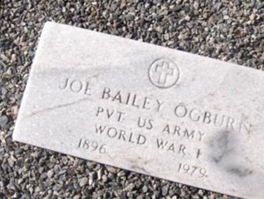 Joe Bailey Ogburn on Sysoon