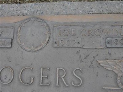 Joe Crowdus Rogers on Sysoon