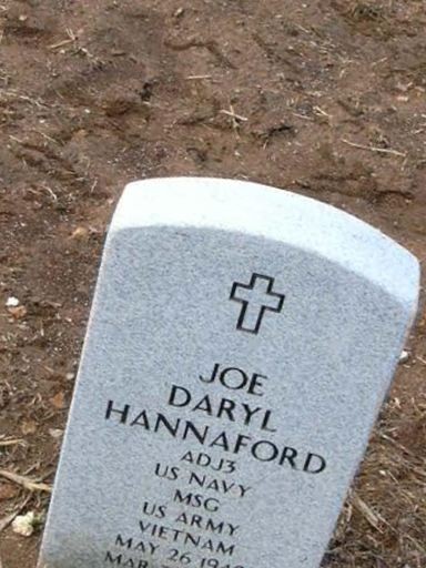 Joe Daryl Hannaford on Sysoon