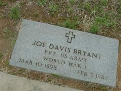 Joe Davis Bryant on Sysoon