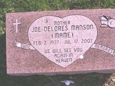Joe Delores Manson on Sysoon